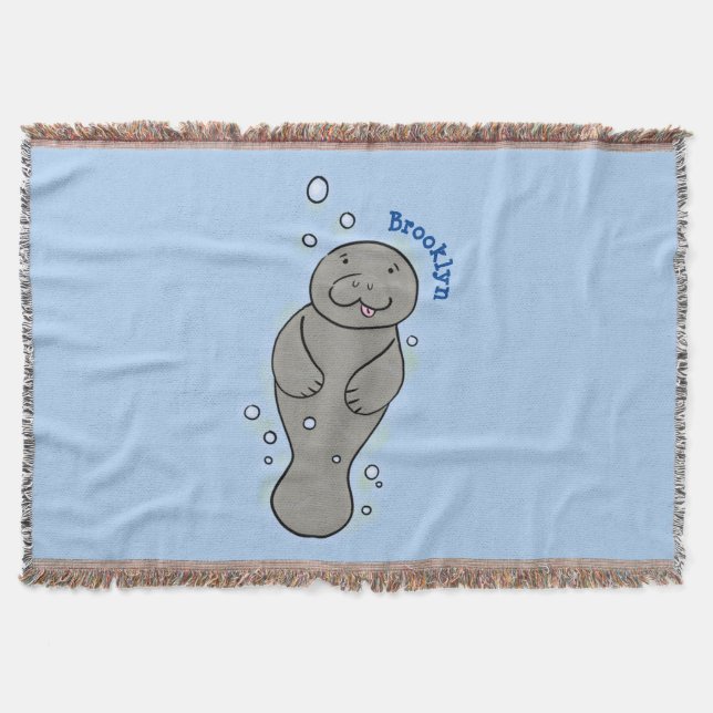 Niedliches Babymantel mit Bläschendarstellung Decke (Vorderseite)