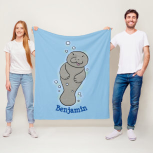 Niedliches Babymantel mit Bläschendarstellung Fleecedecke