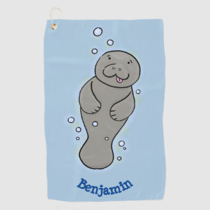 Niedliches Babymantel mit Bläschendarstellung Golfhandtuch