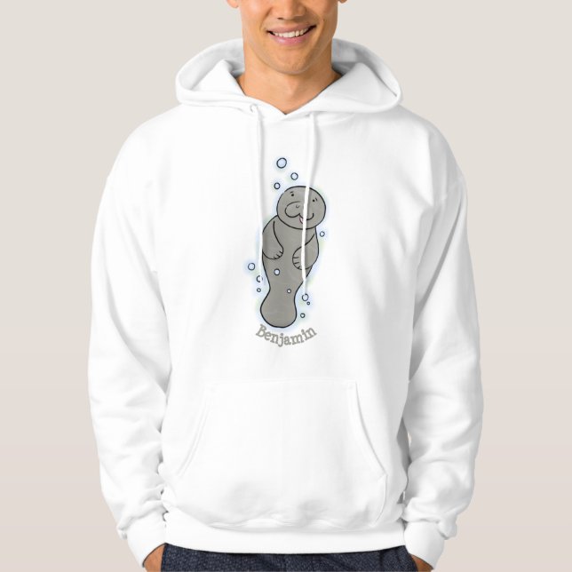 Niedliches Babymantel mit Bläschendarstellung Hoodie (Vorderseite)