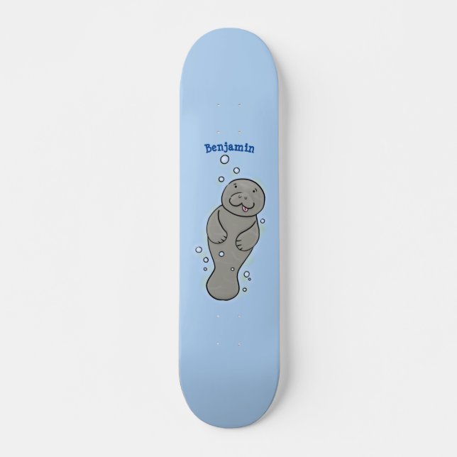 Niedliches Babymantel mit Bläschendarstellung Skateboard (Vorne)