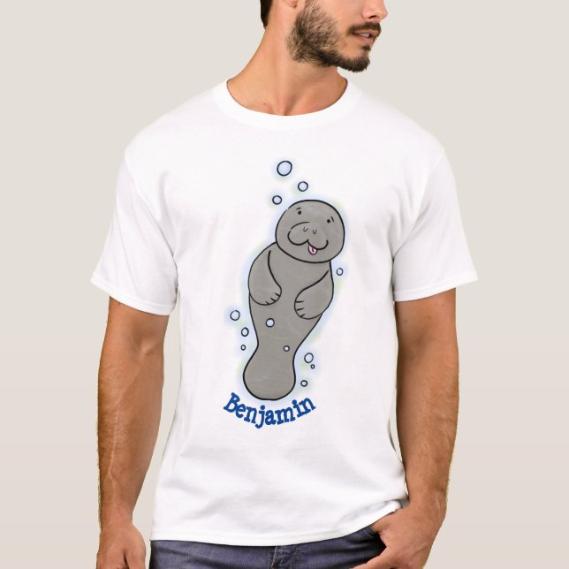 Niedliches Babymantel mit Bläschendarstellung T-Shirt (Vorderseite)