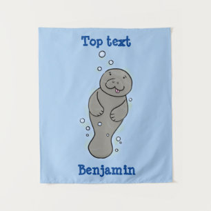 Niedliches Babymantel mit Bläschendarstellung Wandteppich