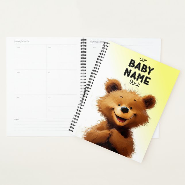 Niedliches Babynamenbuch Planer (Anzeige)
