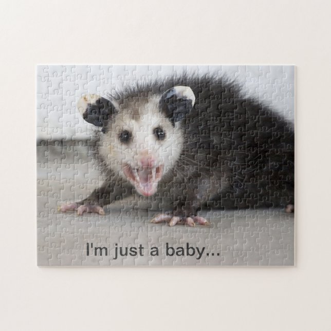 niedliches Babyopossum-Fotopuzzlespiel (Horizontal)