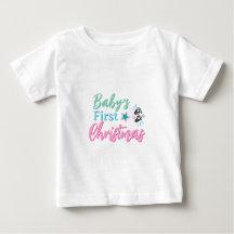 Niedliches Baby's First Christmas Design - farbenf