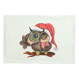 Niedliches Babyschale in Weihnachtshut und Geschen Kissenbezug