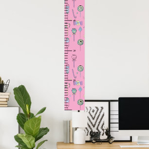 Niedliches Babywachstumsdiagramm für Süßigkeiten Poster