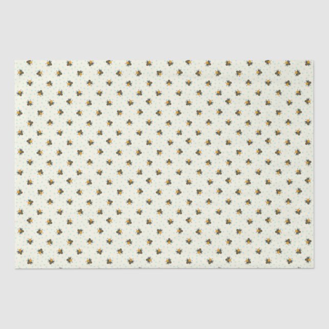 Niedliches Babywaschpapier für Honeybeere Seidenpapier (Vorderseite)