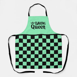 Niedliches Backen Queen word art Schürze