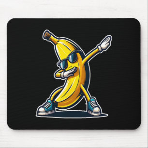 Niedliches Banana Dabbing Shirt Funny Kids Print Mousepad