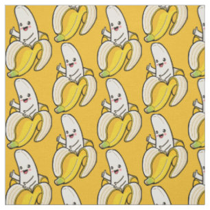 Niedliches Banana-Farbstoff Stoff