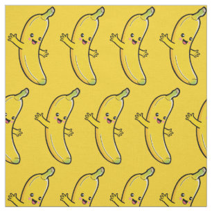 Niedliches Banana-Farbstoff Stoff