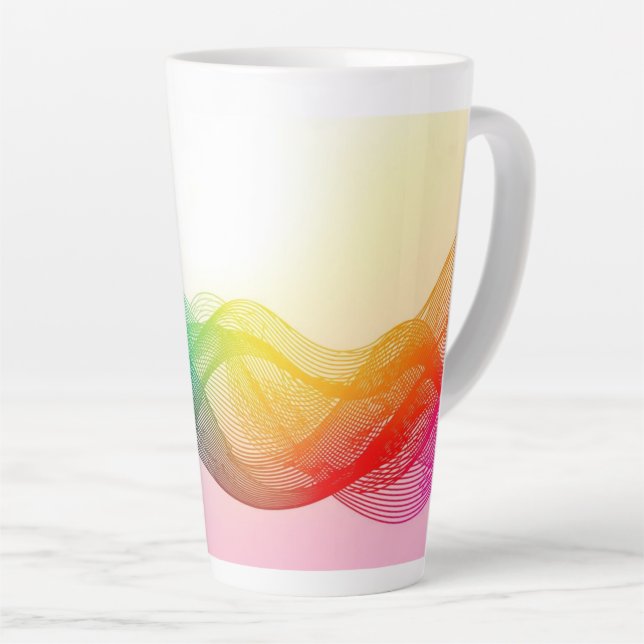 Niedliches Barista Obsessive Kaffeehaus Milchtasse (Rechte Ecke)