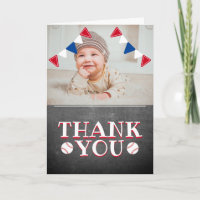 Niedliches Baseball Chalkboard Kids Foto Geburtsta