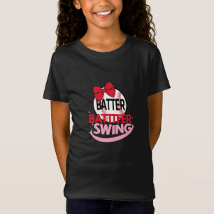Niedliches Baseballdesign für "Batter Batter Swing T-Shirt