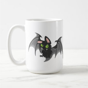 Niedliches Bat and Spione Halloween Kaffeetasse