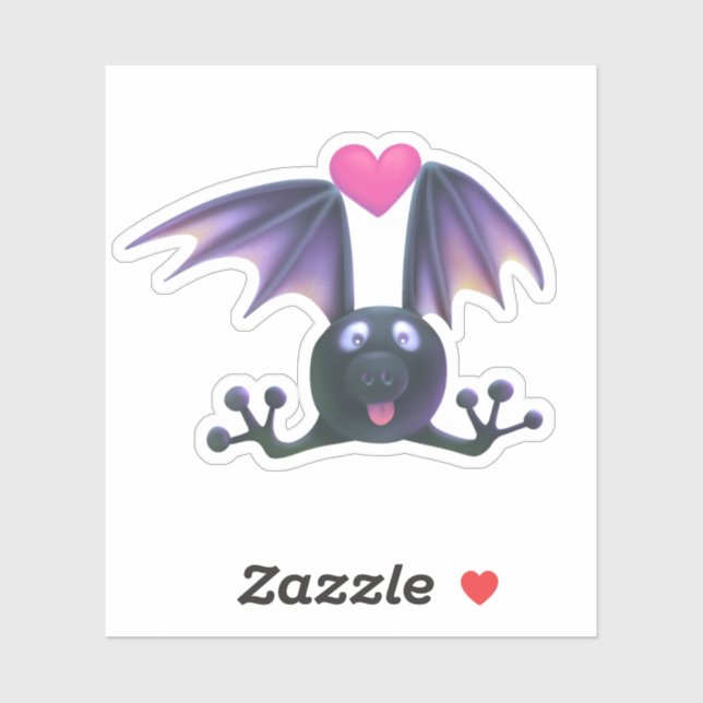 Niedliches Bat Animal Custom Cut Sticker Scrapbook (Blatt)