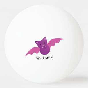 Niedliches Battastic Pink Bat Tischtennisball