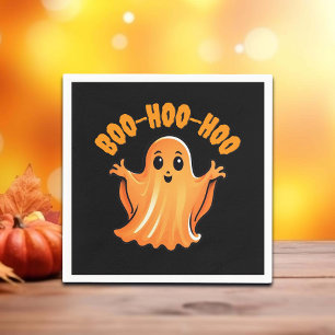 Niedliches Beängstigendes Halloween-Ghost Serviette