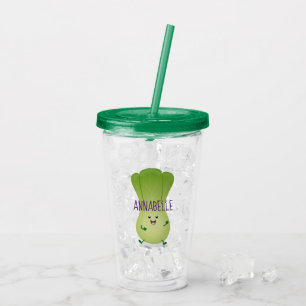 Niedliches Beispiel für den Cartoon eines Babybuch Acryltrinkbecher