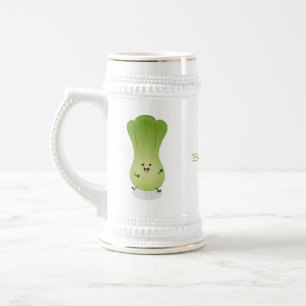 Niedliches Beispiel für den Cartoon eines Babybuch Bierglas