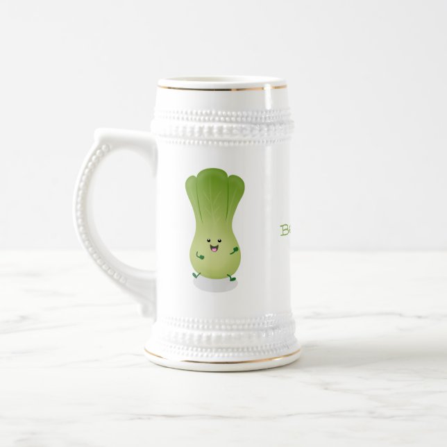 Niedliches Beispiel für den Cartoon eines Babybuch Bierglas (Links)