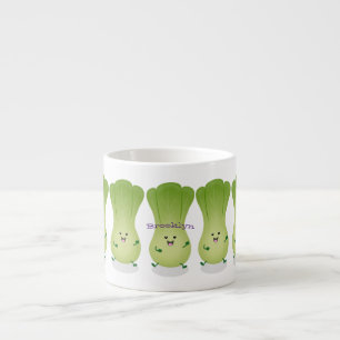 Niedliches Beispiel für den Cartoon eines Babybuch Espressotasse