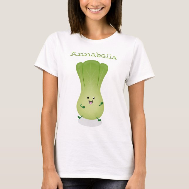 Niedliches Beispiel für den Cartoon eines Babybuch T-Shirt (Vorderseite)