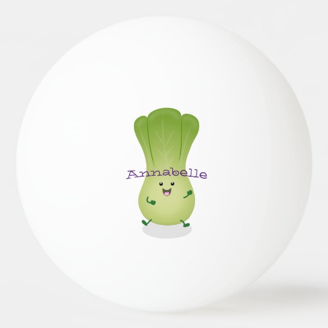 Niedliches Beispiel für den Cartoon eines Babybuch Tischtennisball (Vorderseite)