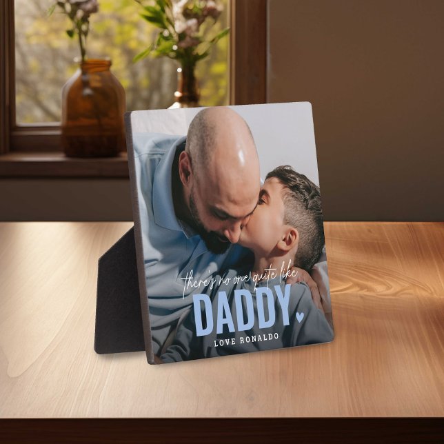 Niedliches benutzerdefiniertes Foto DADDY-Geschenk Fotoplatte (Von Creator hochgeladen)