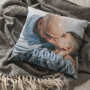 Niedliches benutzerdefiniertes Foto DADDY-Geschenk Kissen