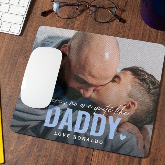 Niedliches benutzerdefiniertes Foto DADDY-Geschenk Mousepad (Von Creator hochgeladen)