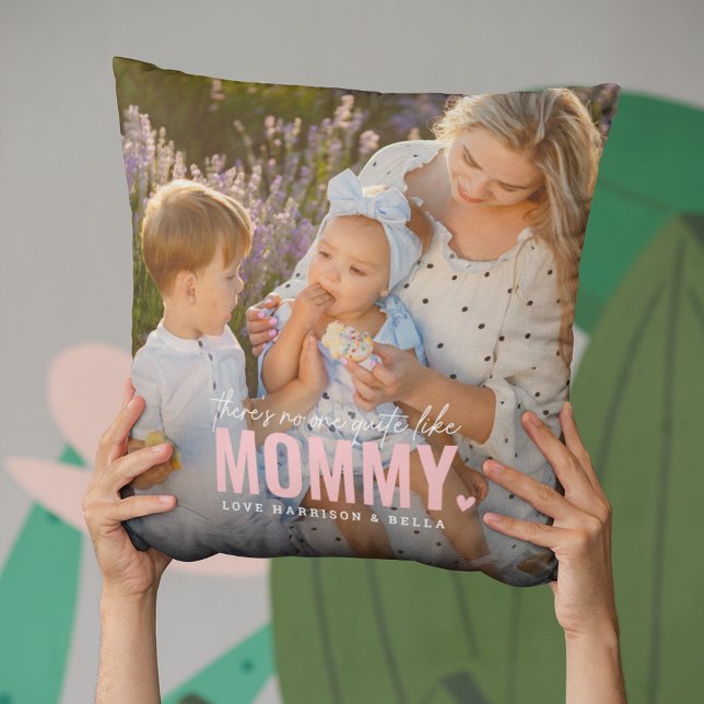 Niedliches benutzerdefiniertes Foto MOMMY-Geschenk Kissen (Von Creator hochgeladen)