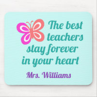 Niedliches Best Teacher Appreciate Butterfly Zitat
