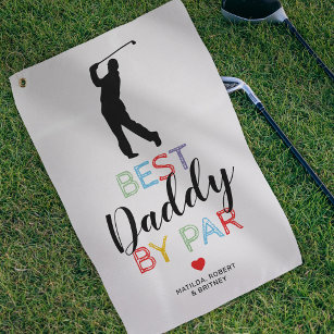 Niedliches Bestes Daddy Par Golf Handtuch