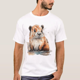 Niedliches Biber T-Shirt