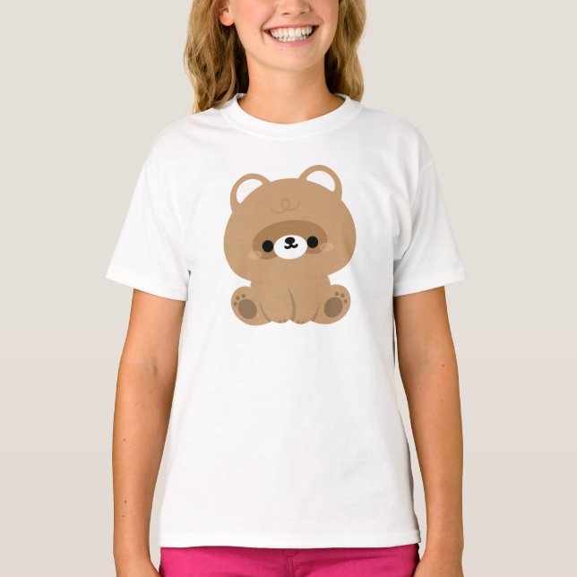 Niedliches Biber T-Shirt (Vorderseite)