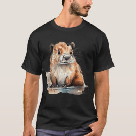Niedliches Biber T-Shirt