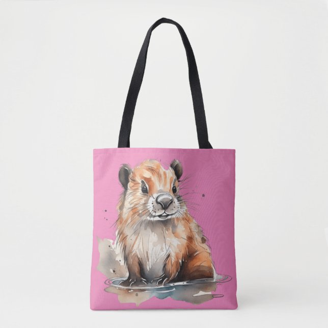 Niedliches Biber Tasche (Vorderseite)