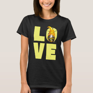 Niedliches Bienengenom für Frauen Herz und Liebe f T-Shirt