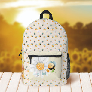 Niedliches Bienenmuster Kids-Backpack Bedruckter Rucksack