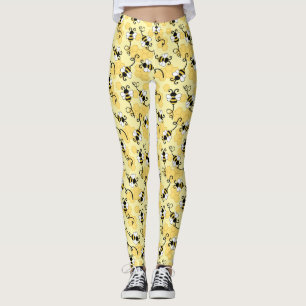 Niedliches Bienenmuster Leggings