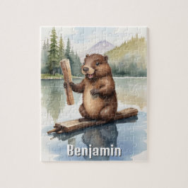 Niedliches Bier mit Stick Kids Personalisiert
