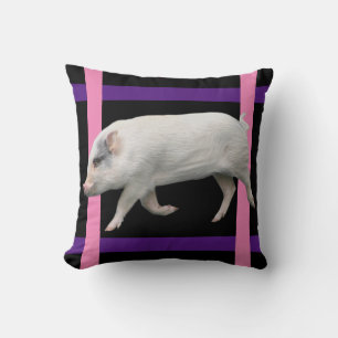 Niedliches Bild eines Schweins Kissen