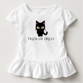 Niedliches Black Cat Halloween-Shirt Baby T-shirt