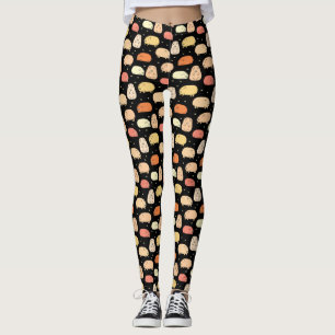Niedliches Black Pig Muster Leggings