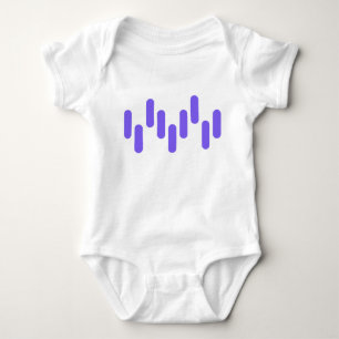Niedliches Blau Baby Strampler