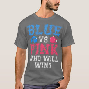 Niedliches Blau im Vergleich zu rosa Geschlecht of T-Shirt