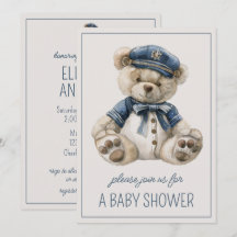 Niedliches blaues Baby-Bear Personalisiert